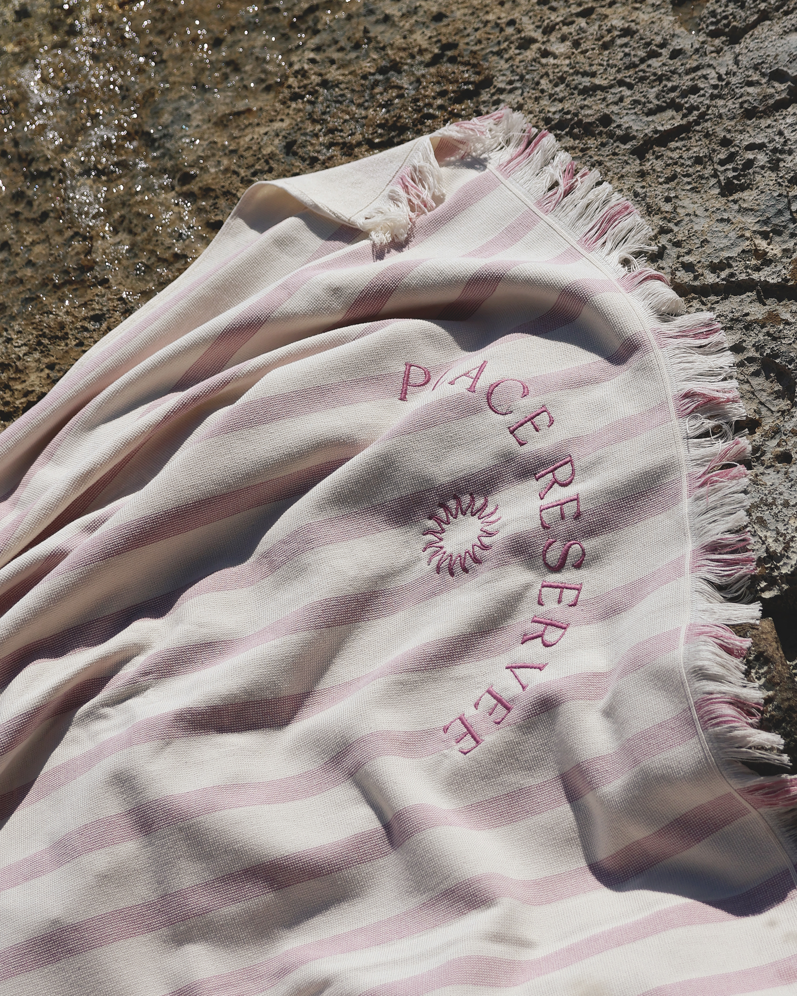 Drap de plage HOLIDAY Lychee