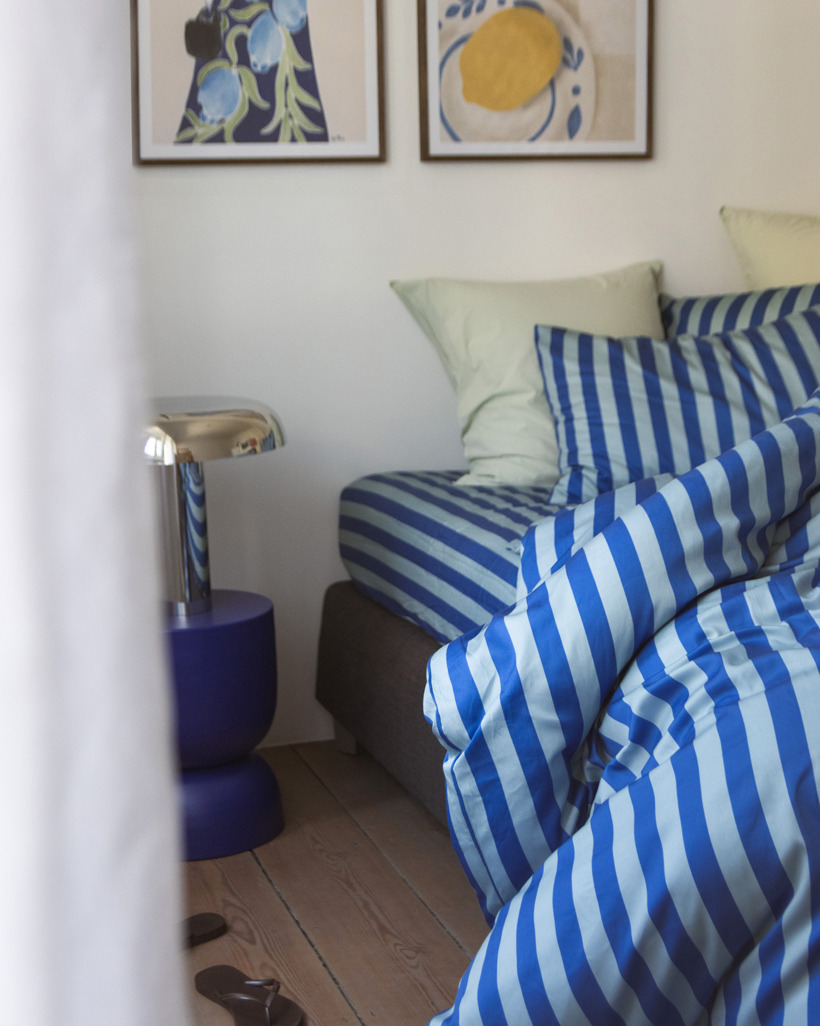 Drap housse GIULIETTA Atlantic/Mykonos Blue