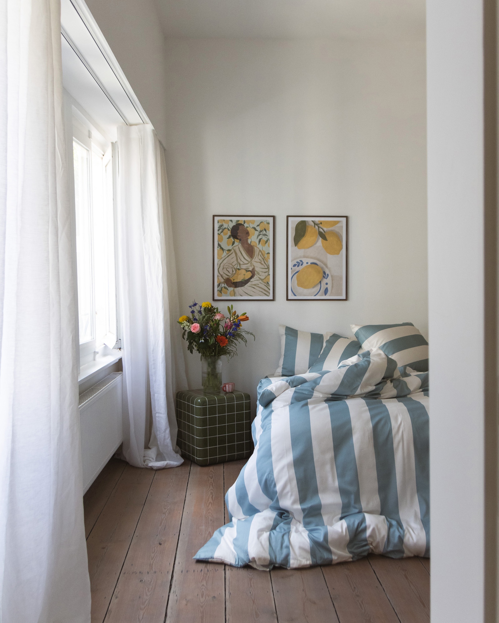 Dekbedset EMILIO Atlantic/Ivory