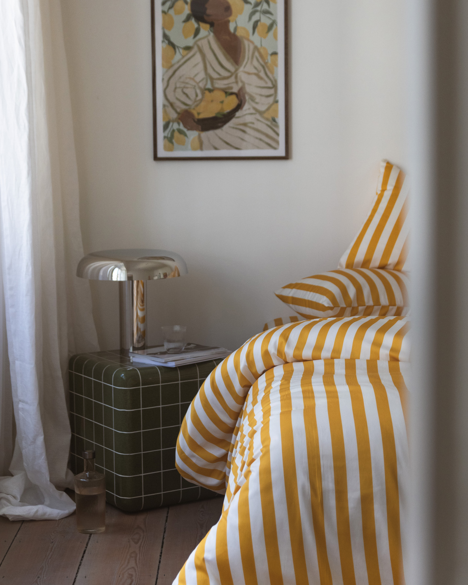 Dekbedset GIULIETTA Gold/Ivory