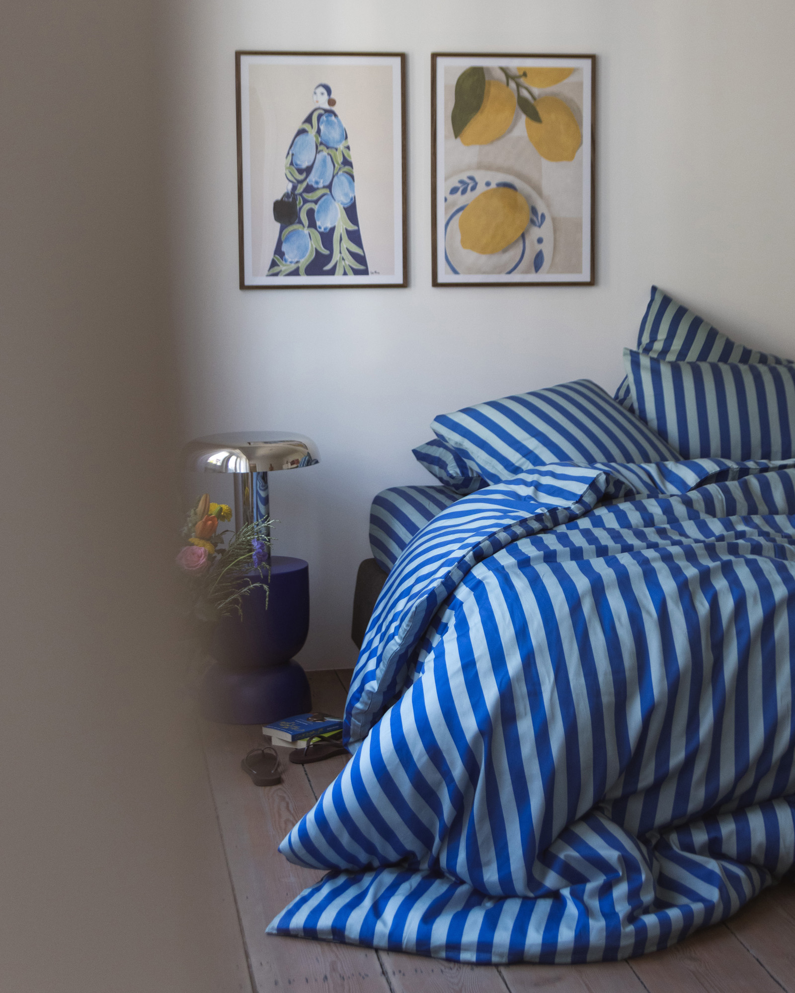 Dekbedset GIULIETTA Atlantic/Mykonos Blue