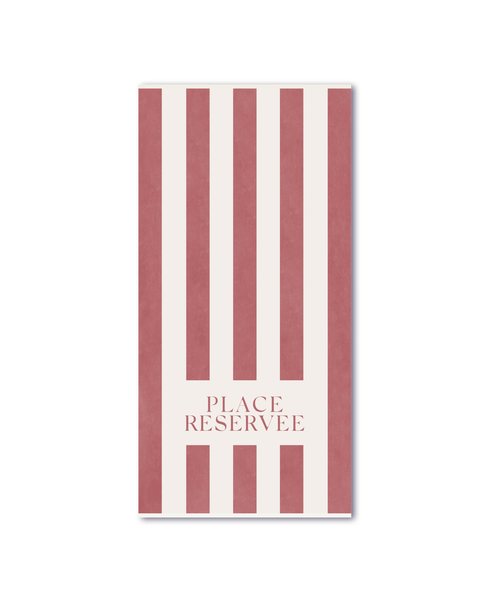 Drap de plage PLACE RESERVEE Lychee
