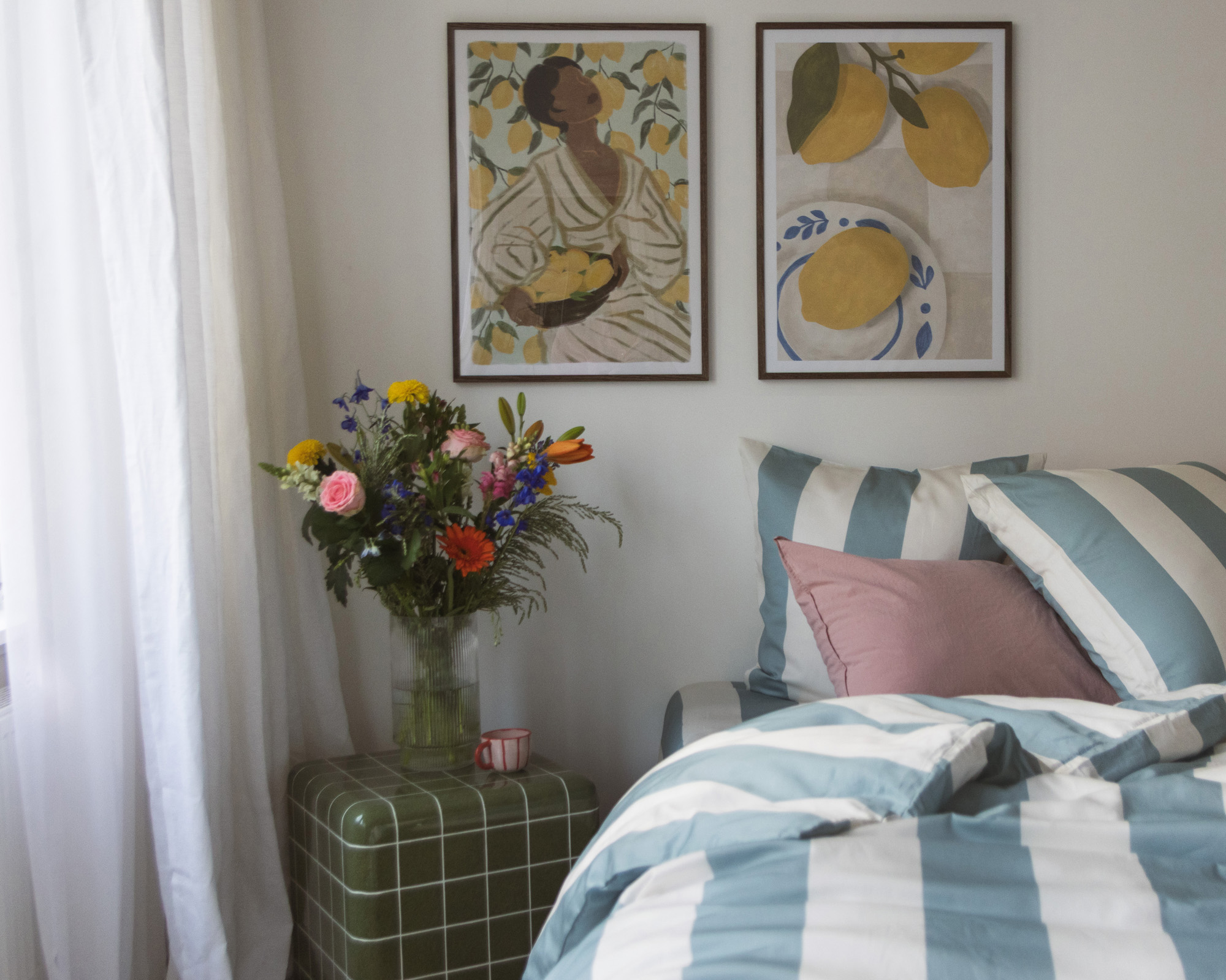 Dekbedset EMILIO Atlantic/Ivory