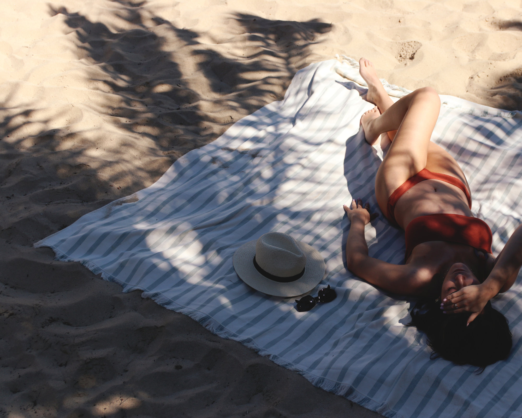 Drap de plage HOLIDAY Lychee