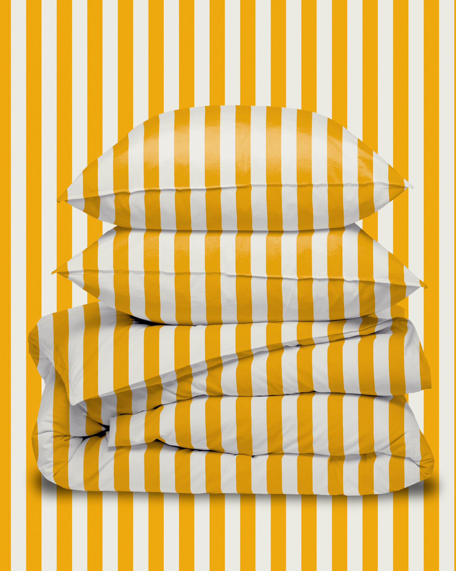 Dekbedset GIULIETTA Gold/Ivory