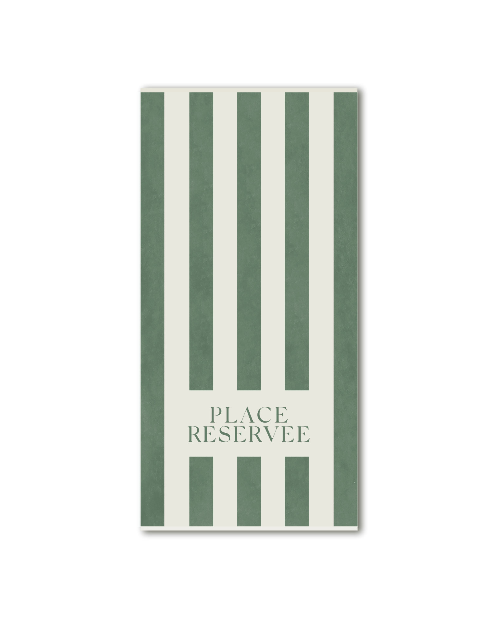 Beach towel PLACE RESERVEE Eucalyptus