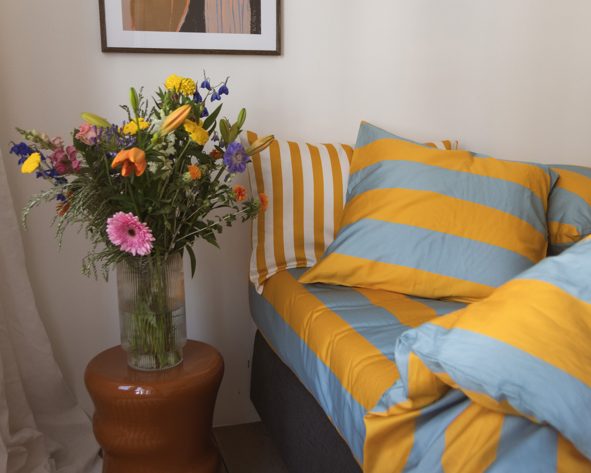 Dekbedset EMILIO Gold/Atlantic