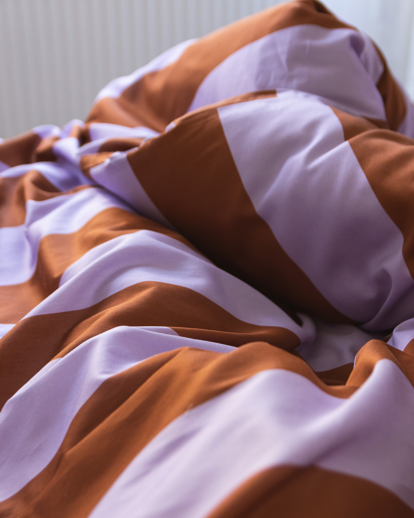 Dekbedset EMILIO Lavender/Tan