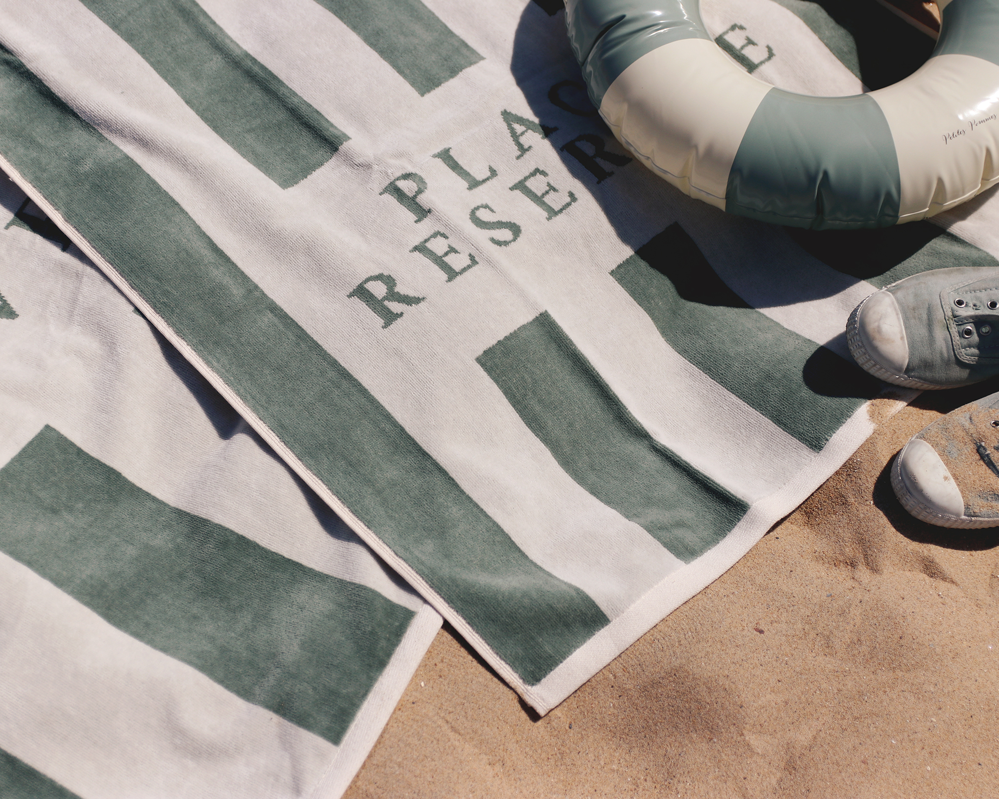 Beach towel PLACE RESERVEE Eucalyptus