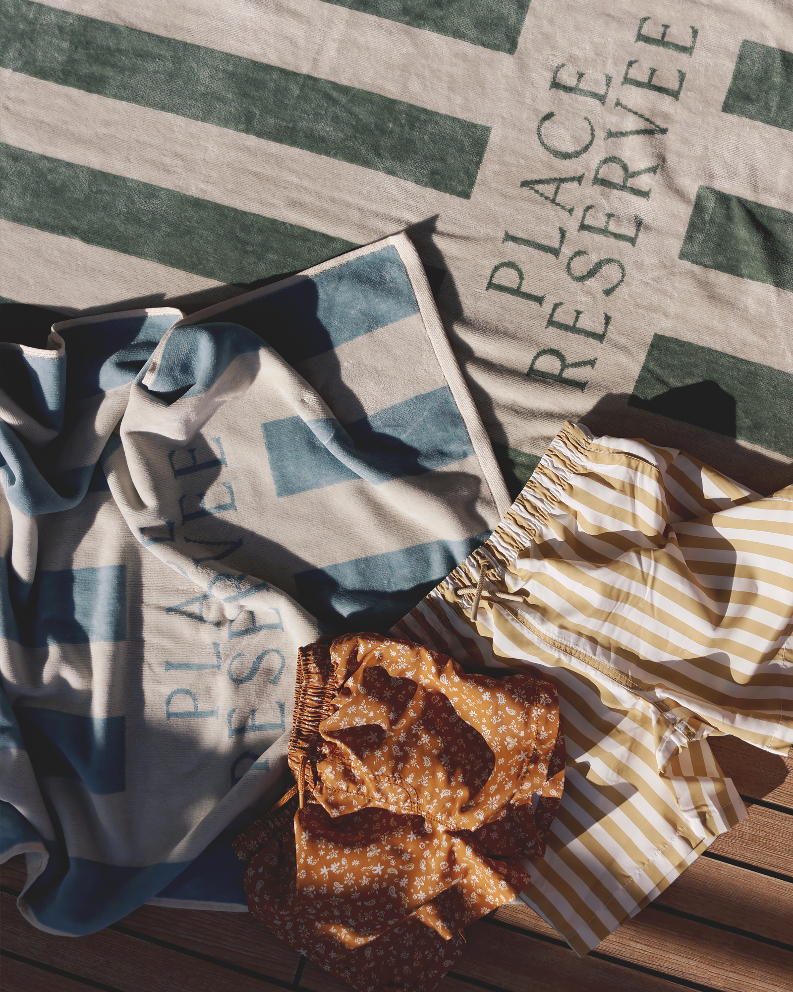 Beach towel PLACE RESERVEE Eucalyptus