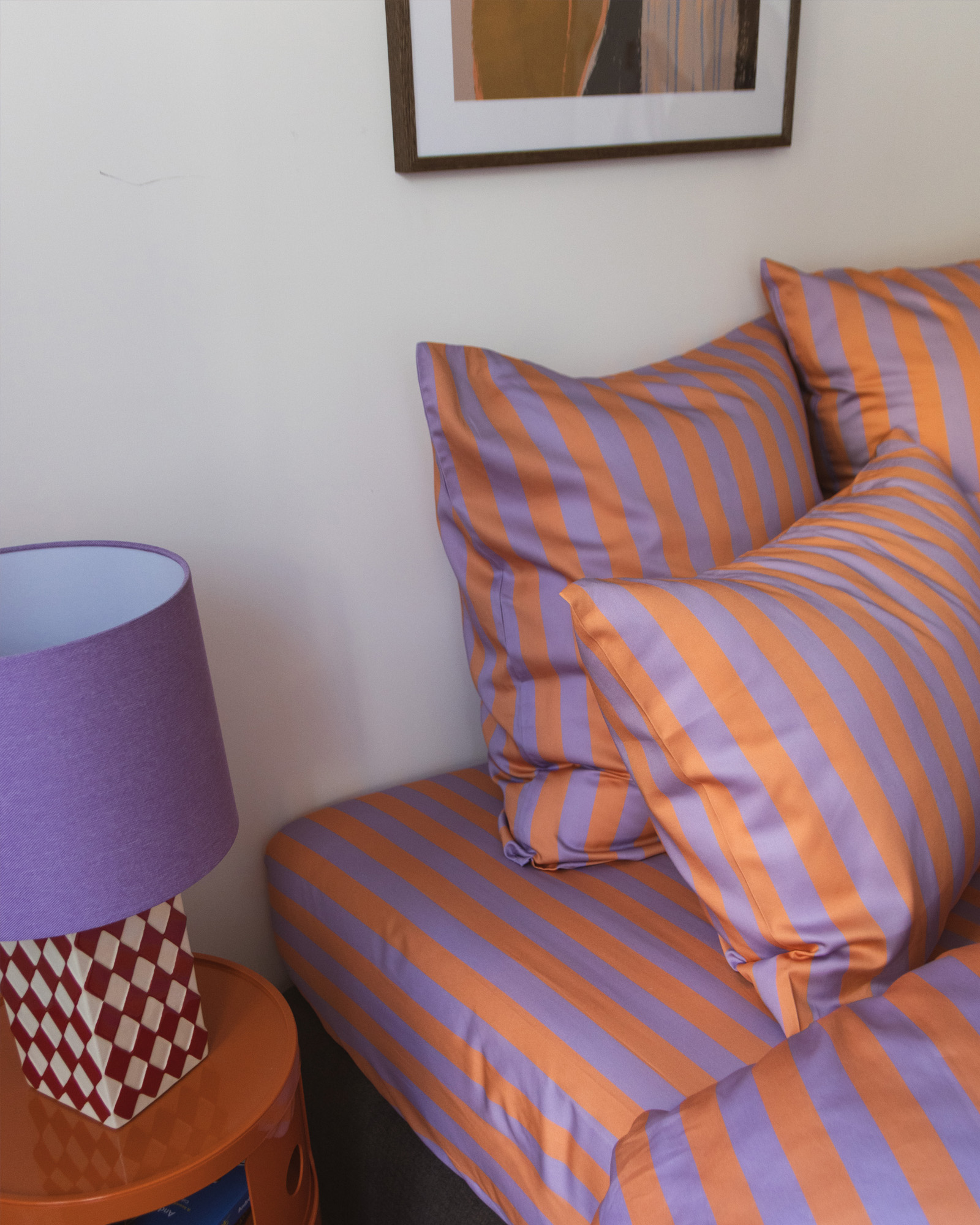 Dekbedset GIULIETTA Lavender/Peach