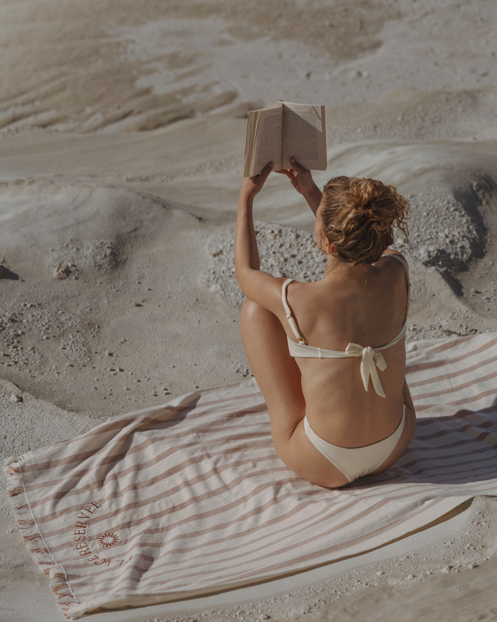 Beach towel HOLIDAY Tan