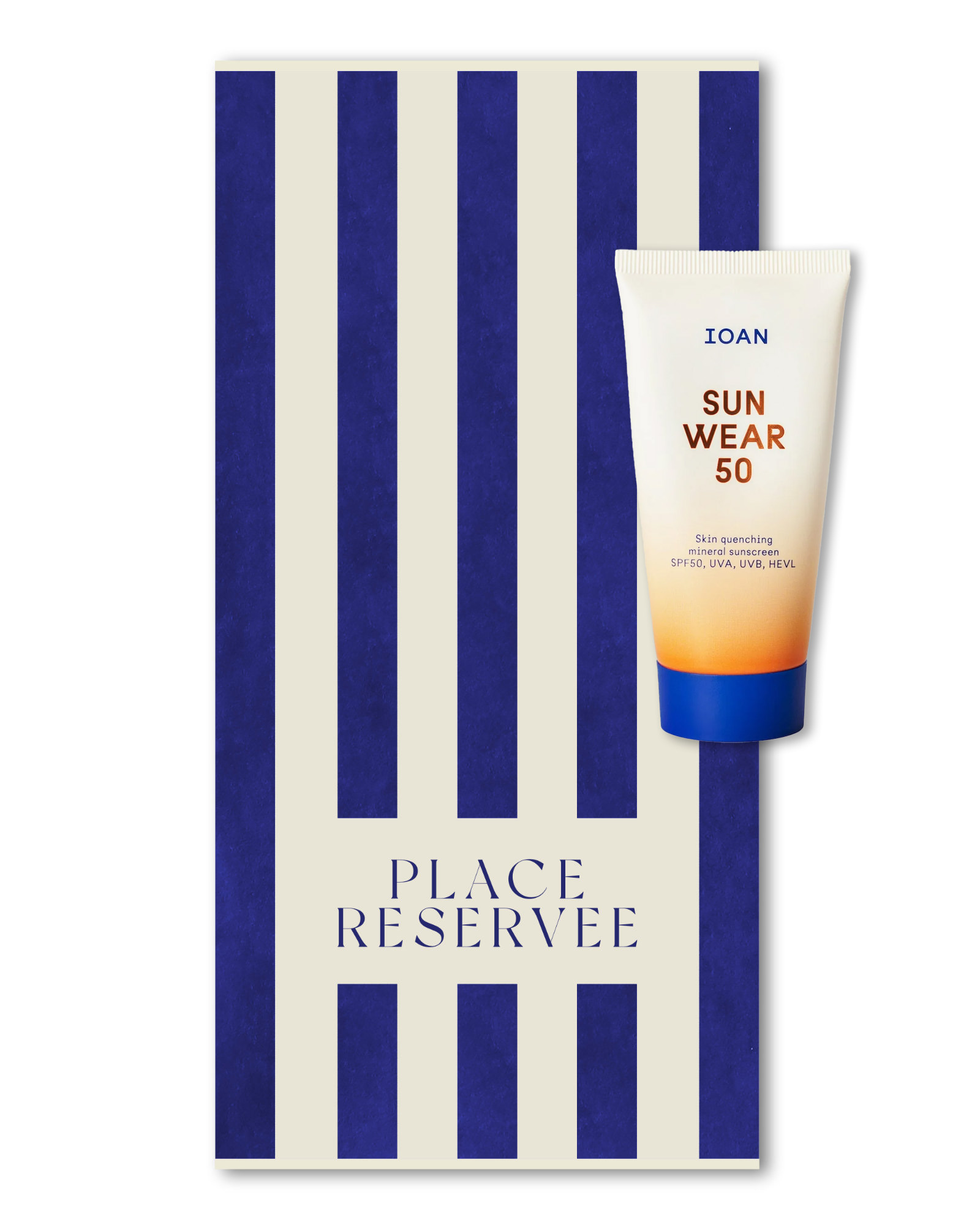 Set PLACE RESERVEE Mykonos Blue x IOAN