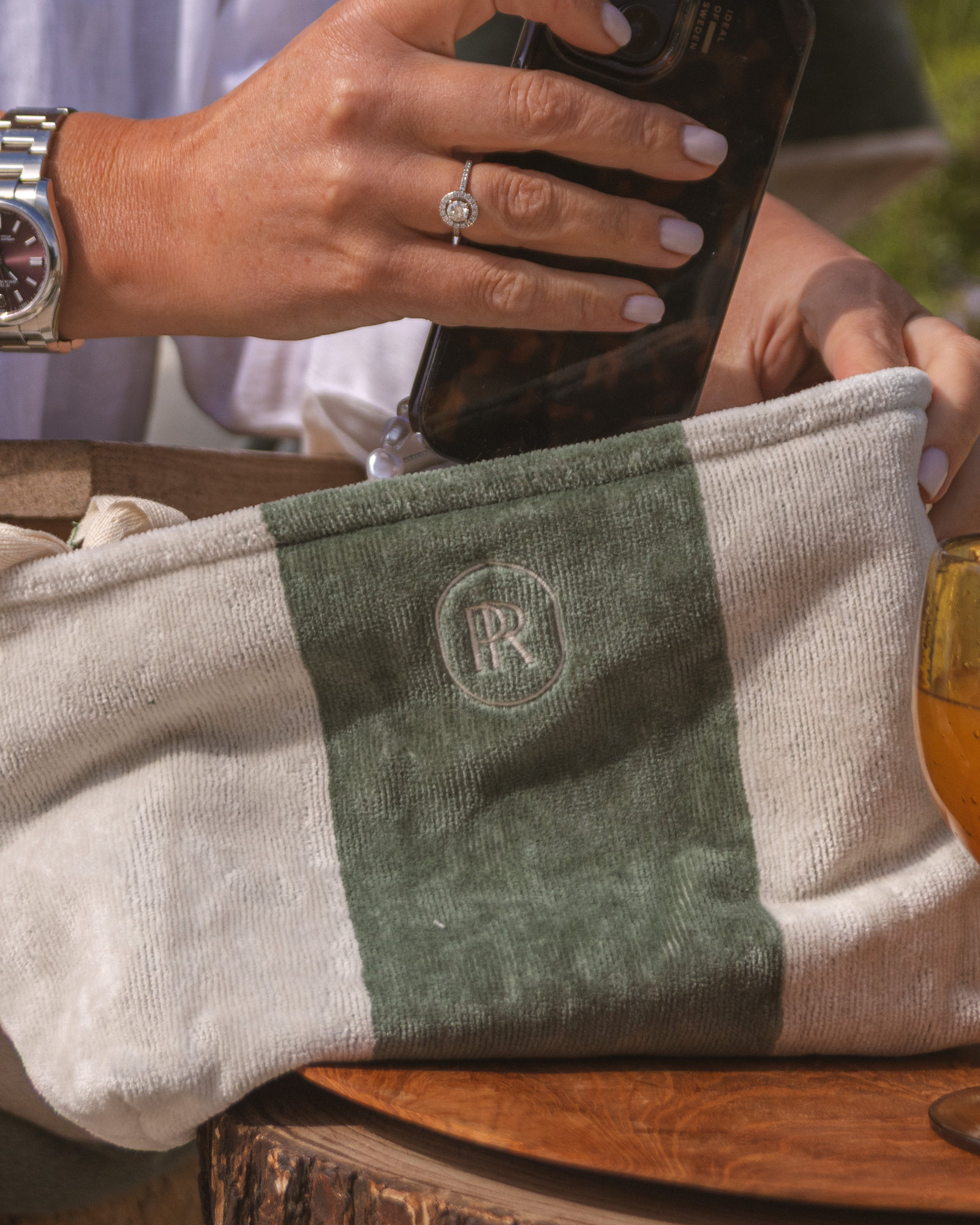 Trousse de toilette PLACE RESERVEE Eucalyptus